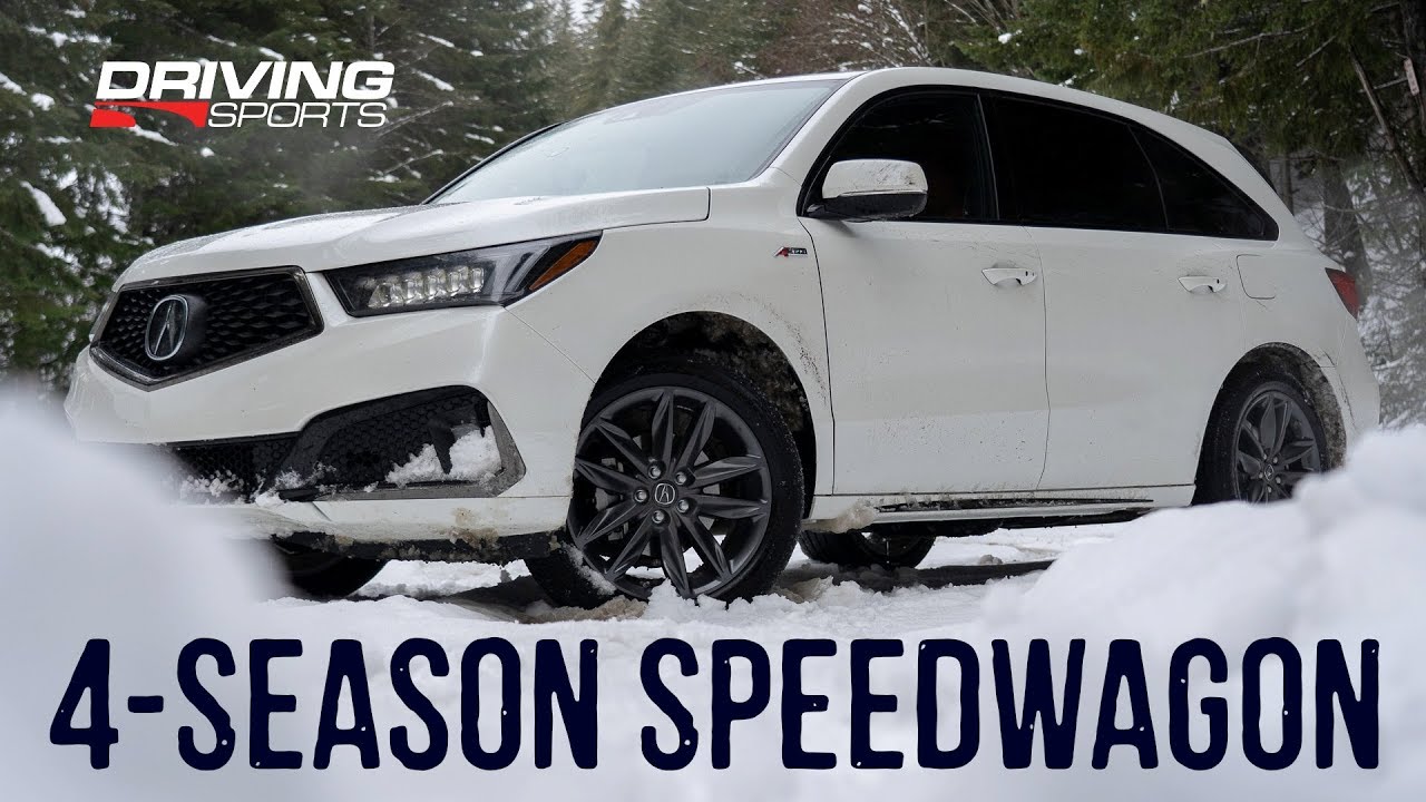 2019 Acura MDX SH-AWD A-Spec Reviewed - Sporty 3-Row Crossover #drivingsportstv