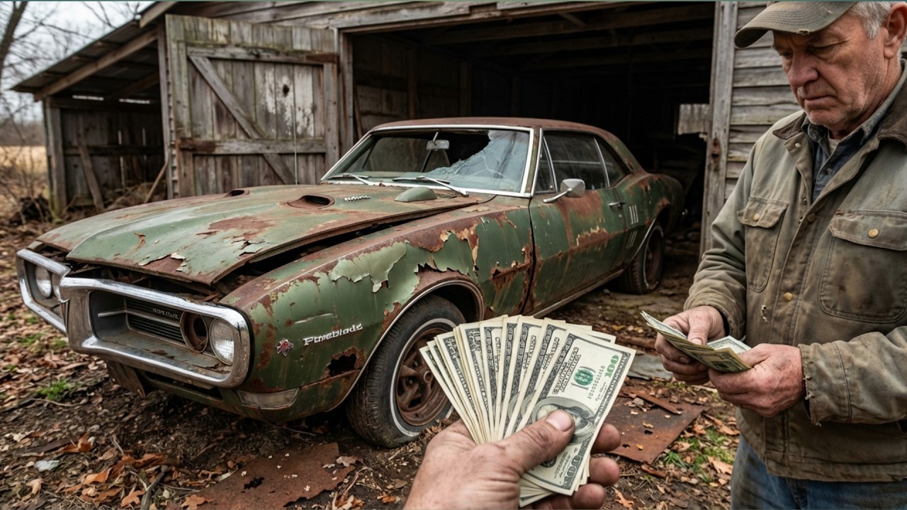 I Spent $900 on a Scrap 1968 Pontiac Firebird 400 — Full ASMR Rebuild