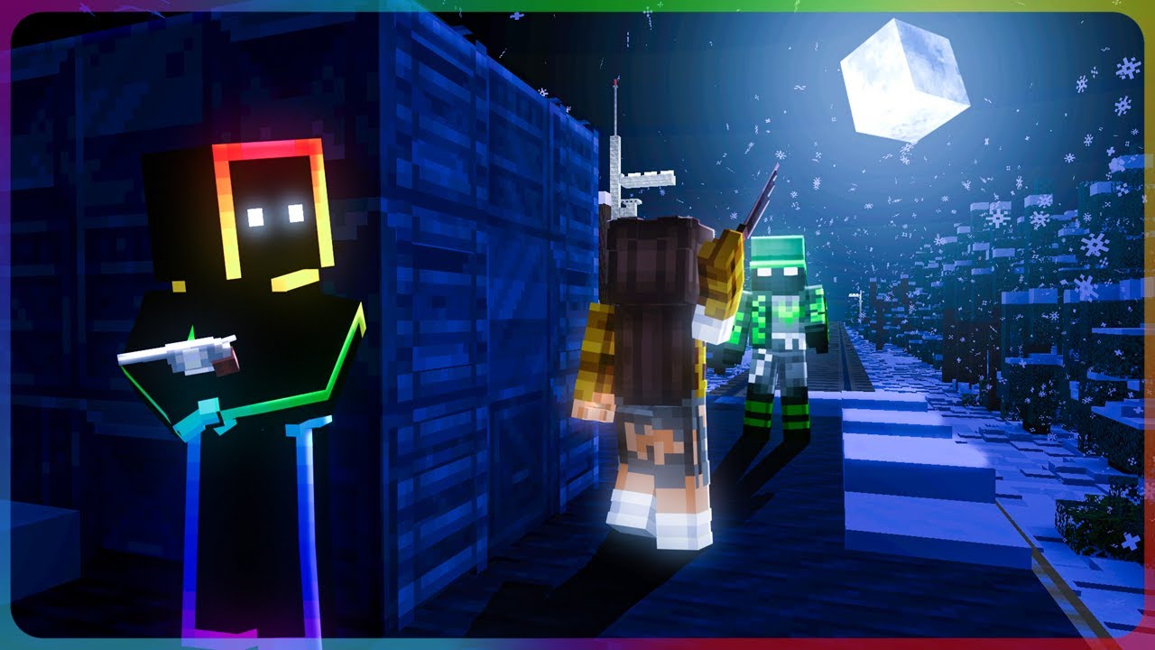 Minecraft Murder Mystery v jedoucím vlaku!