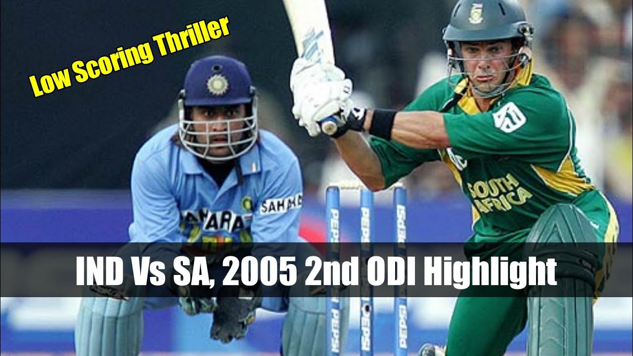 India Vs South Africa, 2005 2nd ODI @Banglore Full Extended Highlight