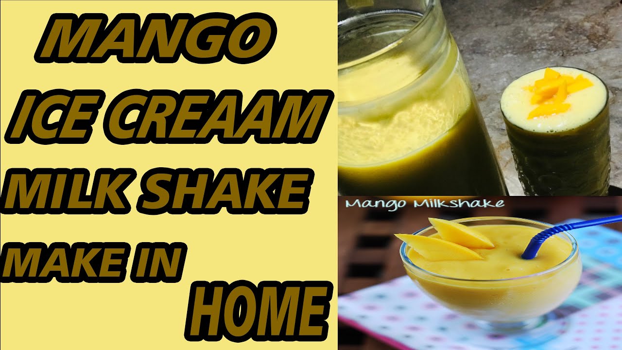 Mango Ice Cream Milkshake Recipe | Summer Special Shakes make in-home | Motos KITCHEN