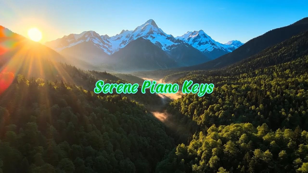 Velvet piano melodies soft serene piano keys for deep sleep