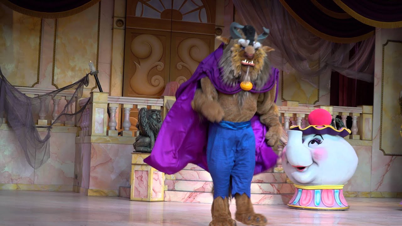 4K Beauty and the beast live on stage Disney's Hollywood Studios