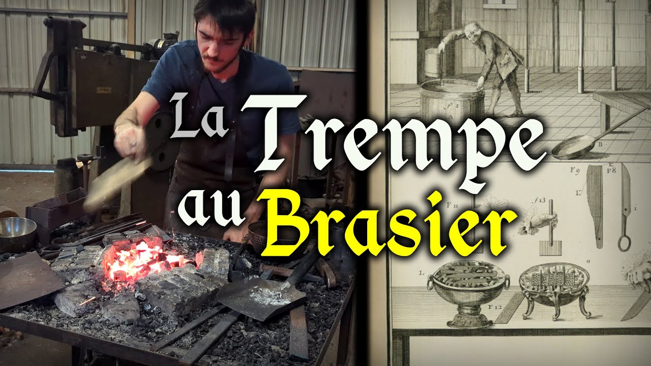 M&eacute;thode Ancienne et Traitement Thermique : Tremper l'Acier au Brasier - Pr&eacute;paration au Marteau