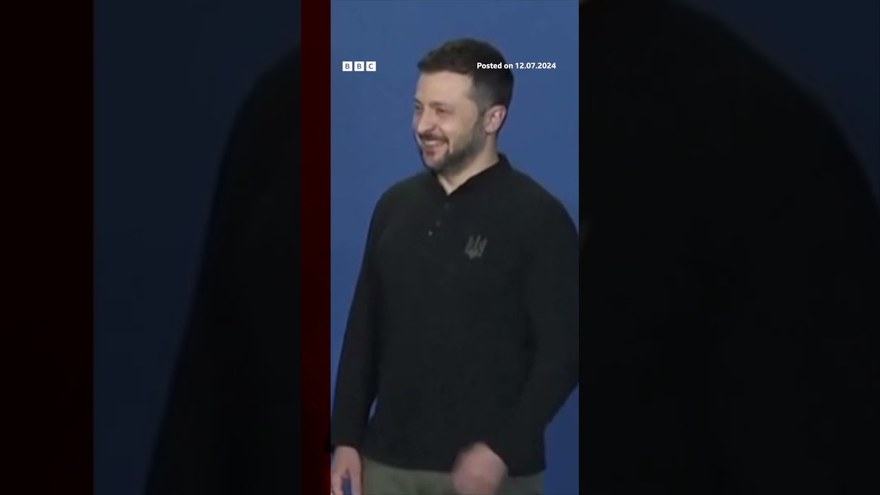 Joe Biden introduces Ukraine's President Zelensky as 