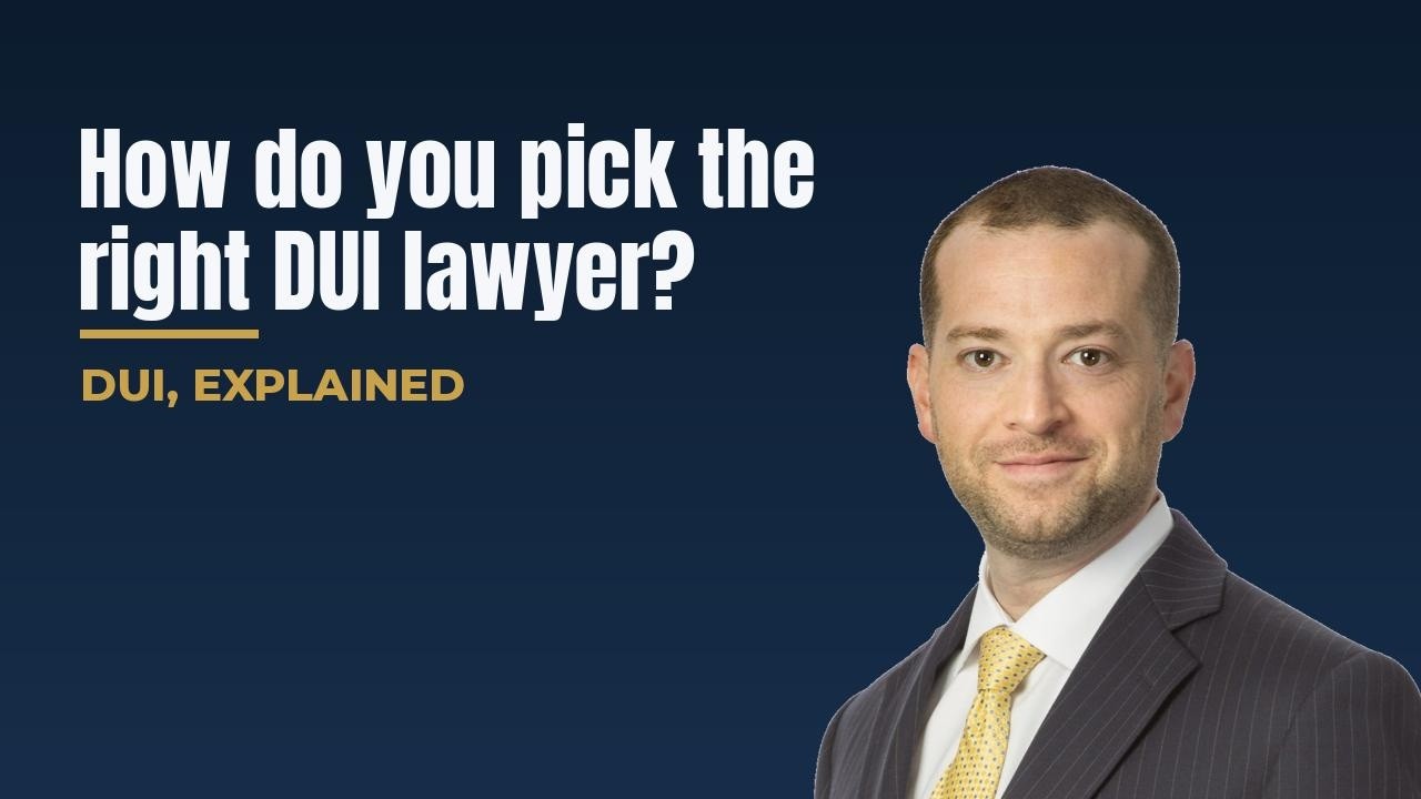 How to Choose a DUI Lawyer in California | What to Actually Ask