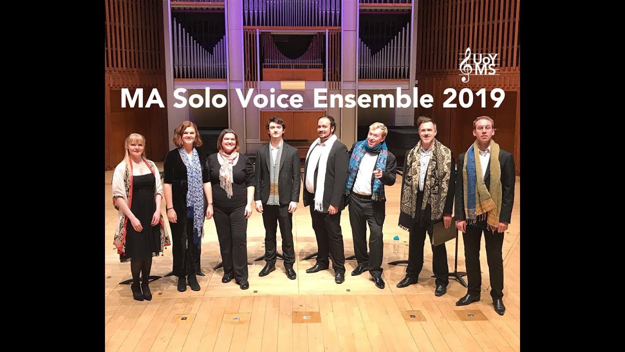 MA Solo Voice Ensemble Singing 2019