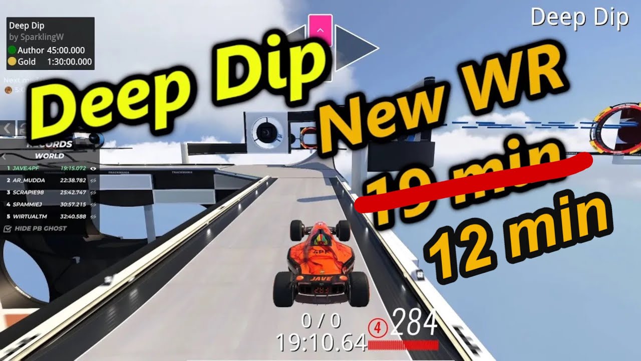 Deep Dip | WR - 12 min by Jave.4PF | RPG Trial Tower Map - Trackmania (TM2020) RPG/Trial