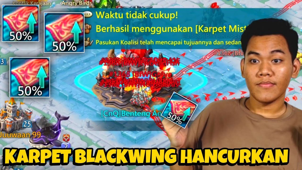 Kapten Bayuu Gemoyy Vs SOUP4U !! WAR WONDER PANAS KALAH ATAU MENANG - Lords Mobile Indonesia