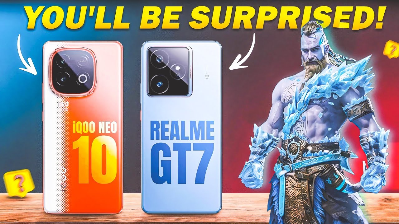 🔥iQOO Neo 10 vs Realme GT 7: 120fps BGMI Gameplay & Performance Comparison
