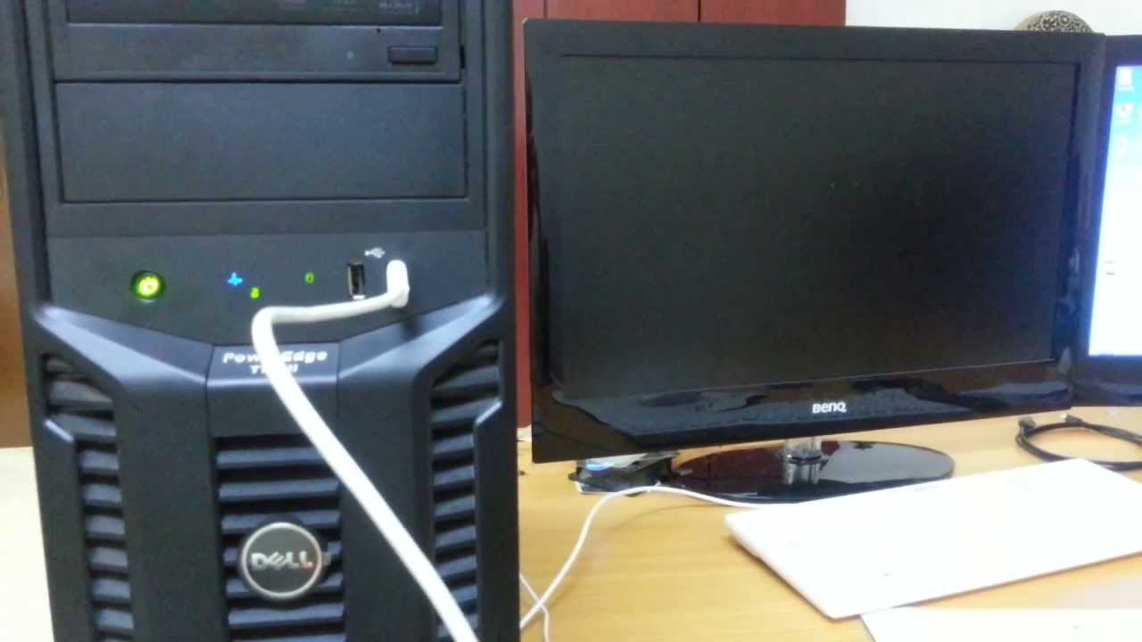 windows 7 on a PowerEdge T110 ii