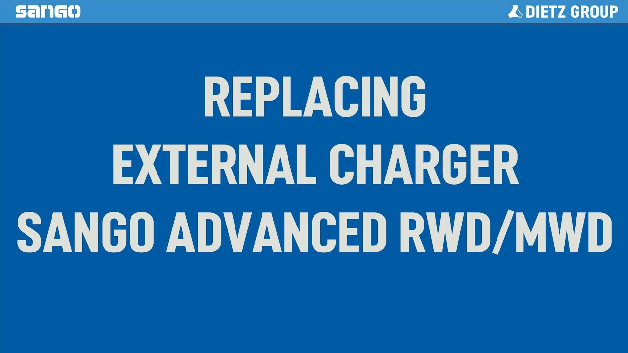 Replacing external charger SANGO advanced RWD/MWD