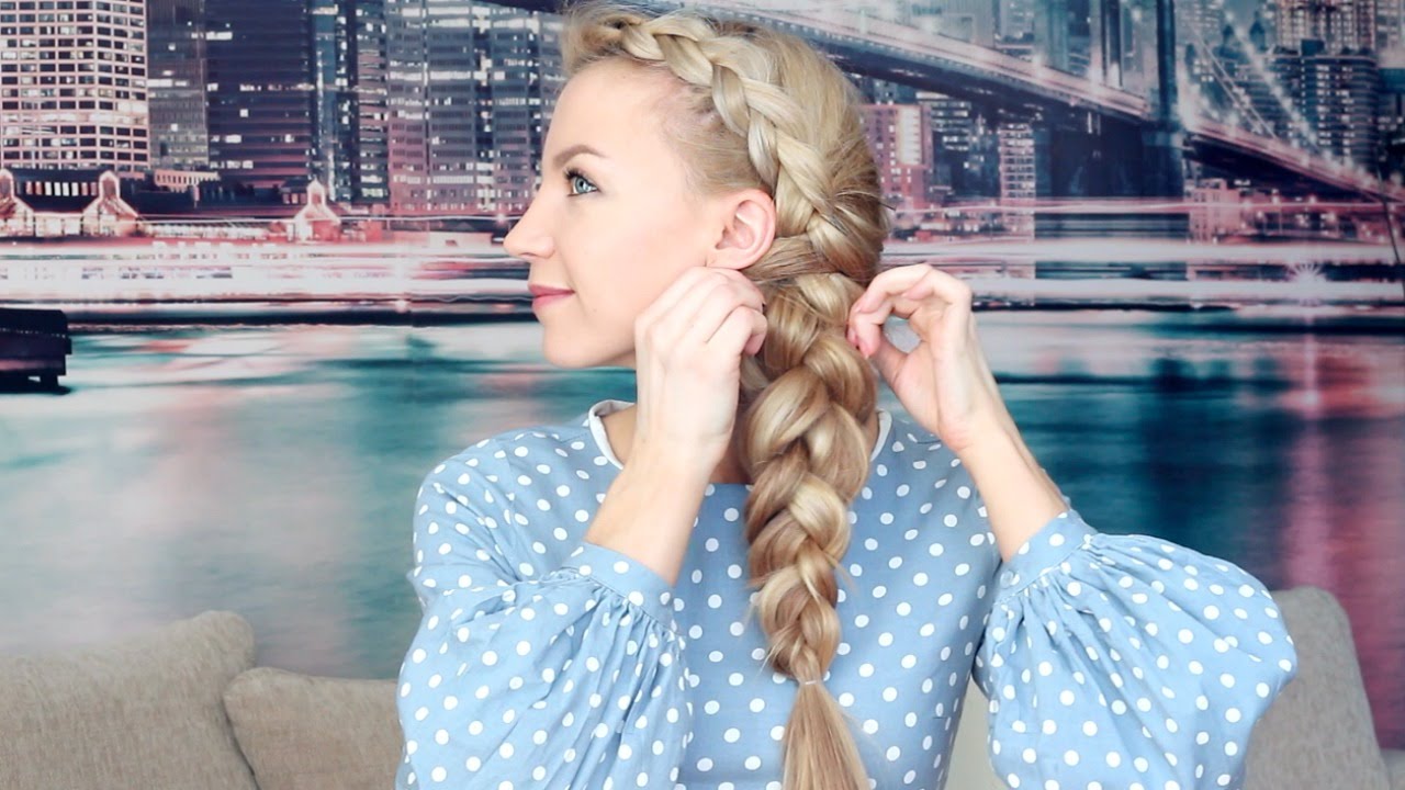 Плетение косы на бок от Estonianna - All Things Hair
