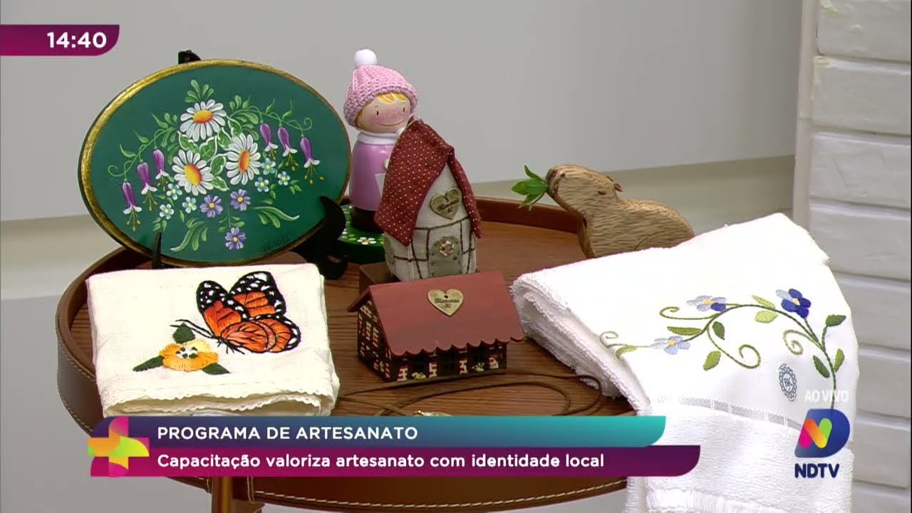 Programa de Artesanato oferece capacita&ccedil;&atilde;o e valoriza o artesanato com identidade local