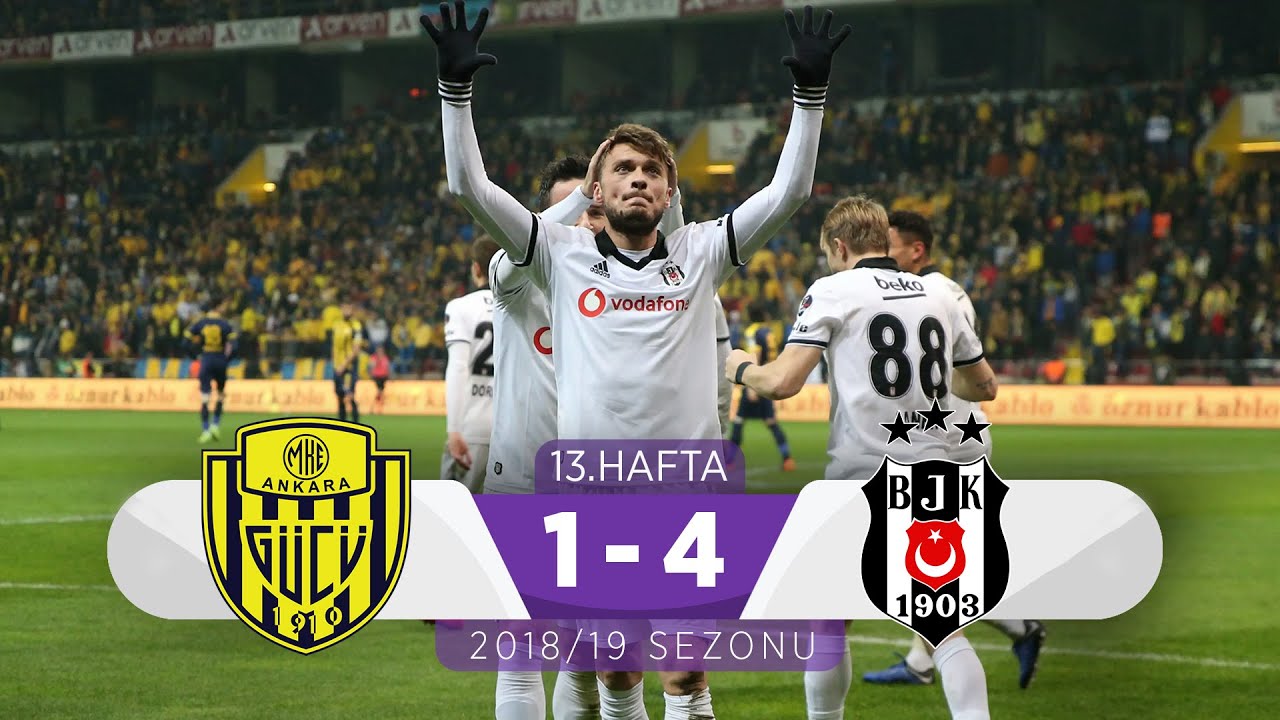 MKE Ankaragücü (1-4) Beşiktaş | 13. Hafta - 2018/19