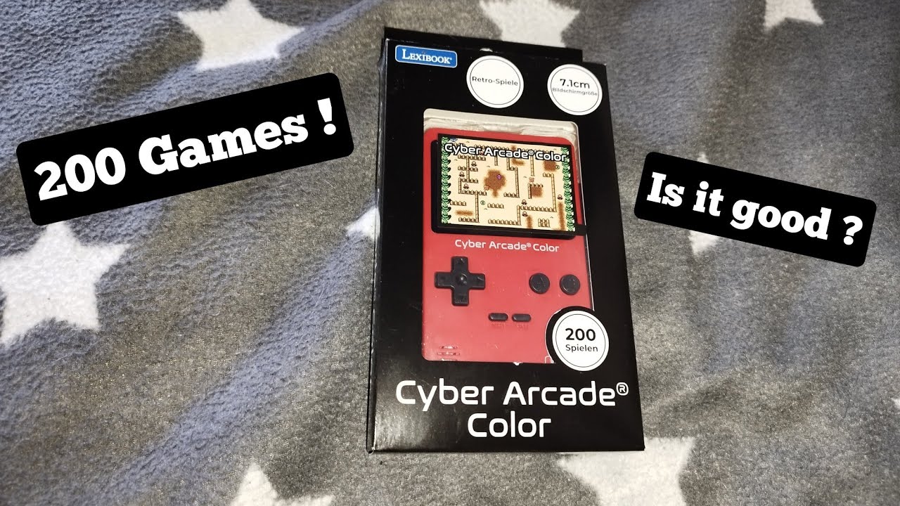 Lexibook - Cyber Arcade Color - 200 Games Handheld
