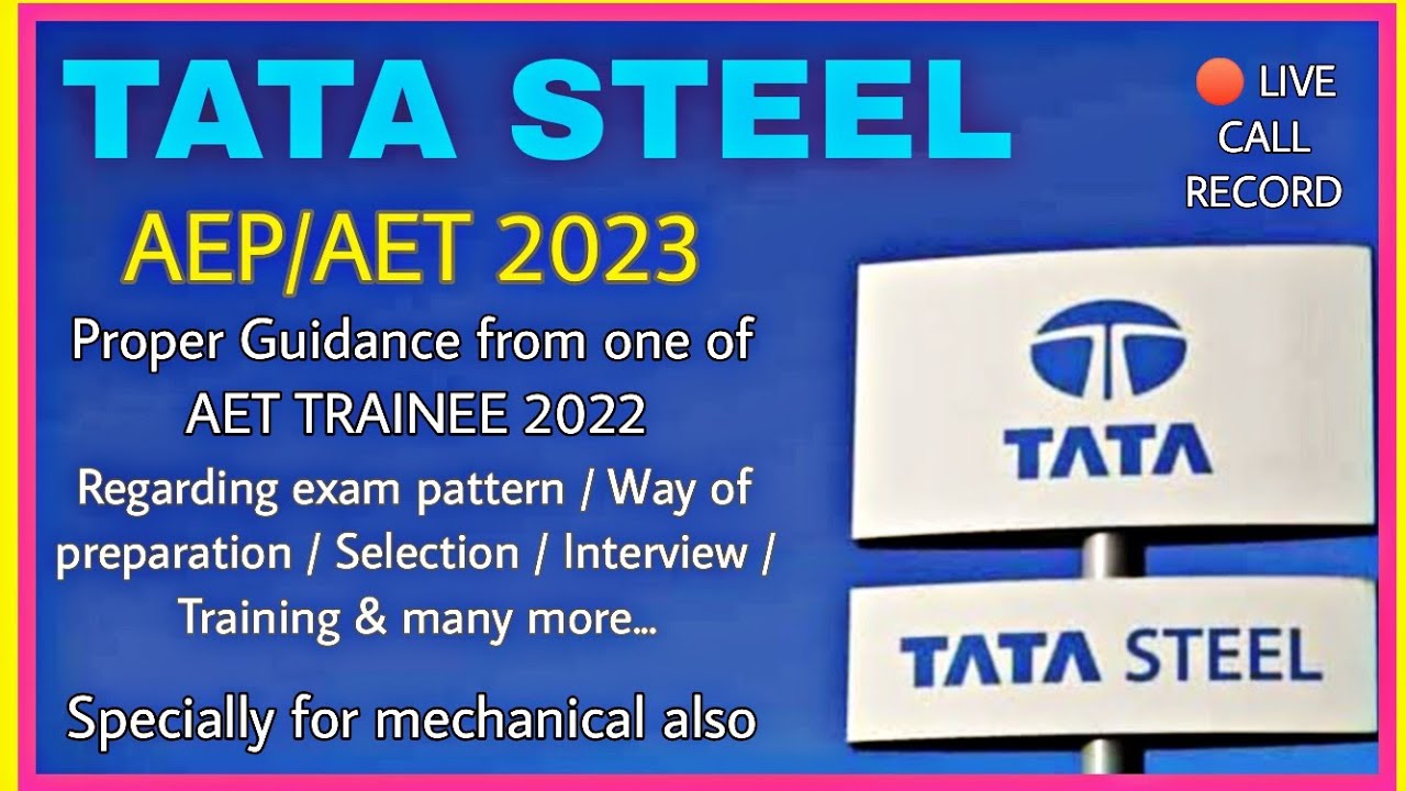 QnA Session with Tata Steel AET Trainee Candidate/ Tata Steel AET Exam 2023 | Tata steel AEP 2023