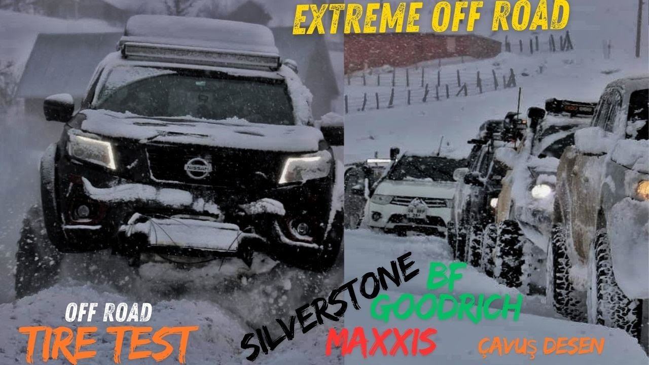 OFF ROAD Lastik testi / Maxxis Silverstone Bf Goodrich ÇAVUŞ DESEN Nissan  vs Mitsubishi