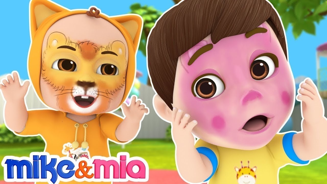 Paint my Face Song | Learn Animal Names | Popular Nursery Rhymes