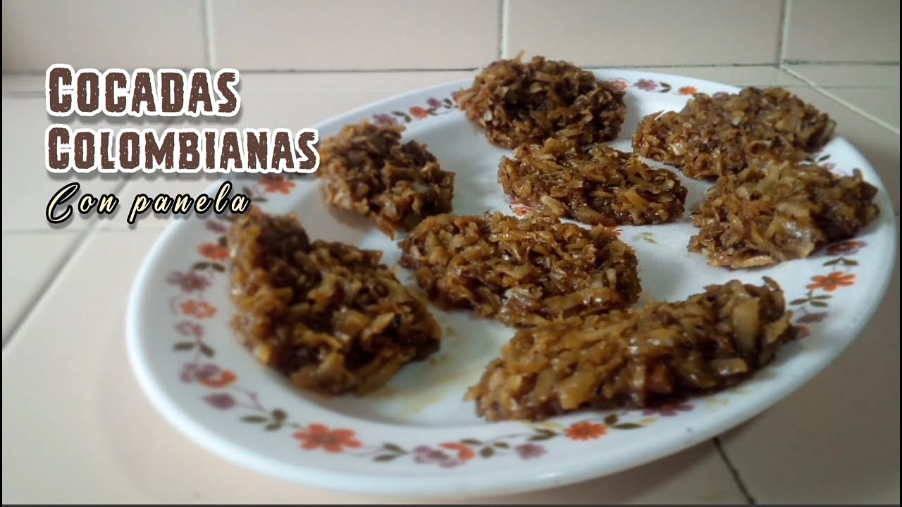 CÓMO SE HACEN LAS COCADAS COLOMBIANAS CON PANELA 🇨🇴