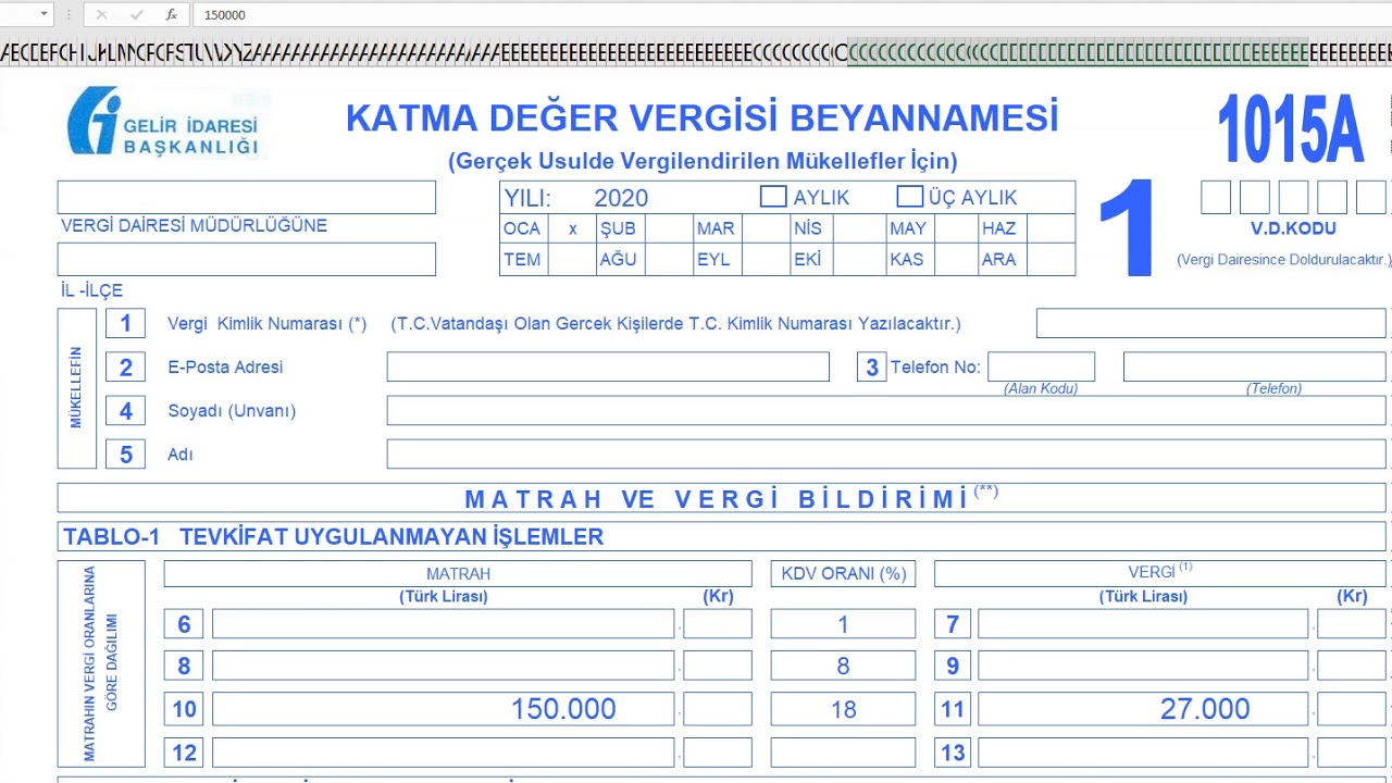 KDV Beyannamesi Nasıl Düzenlenir? #2 (Devreden KDV Durumu)