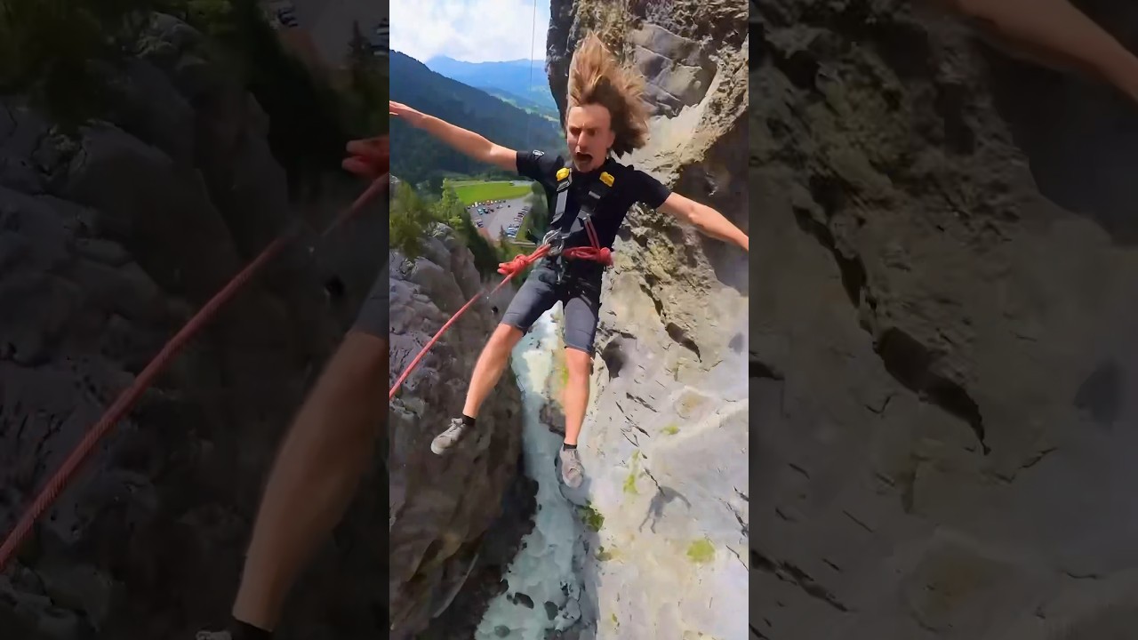 What do you need to know? #canyonswing #switzerland #grindelwald