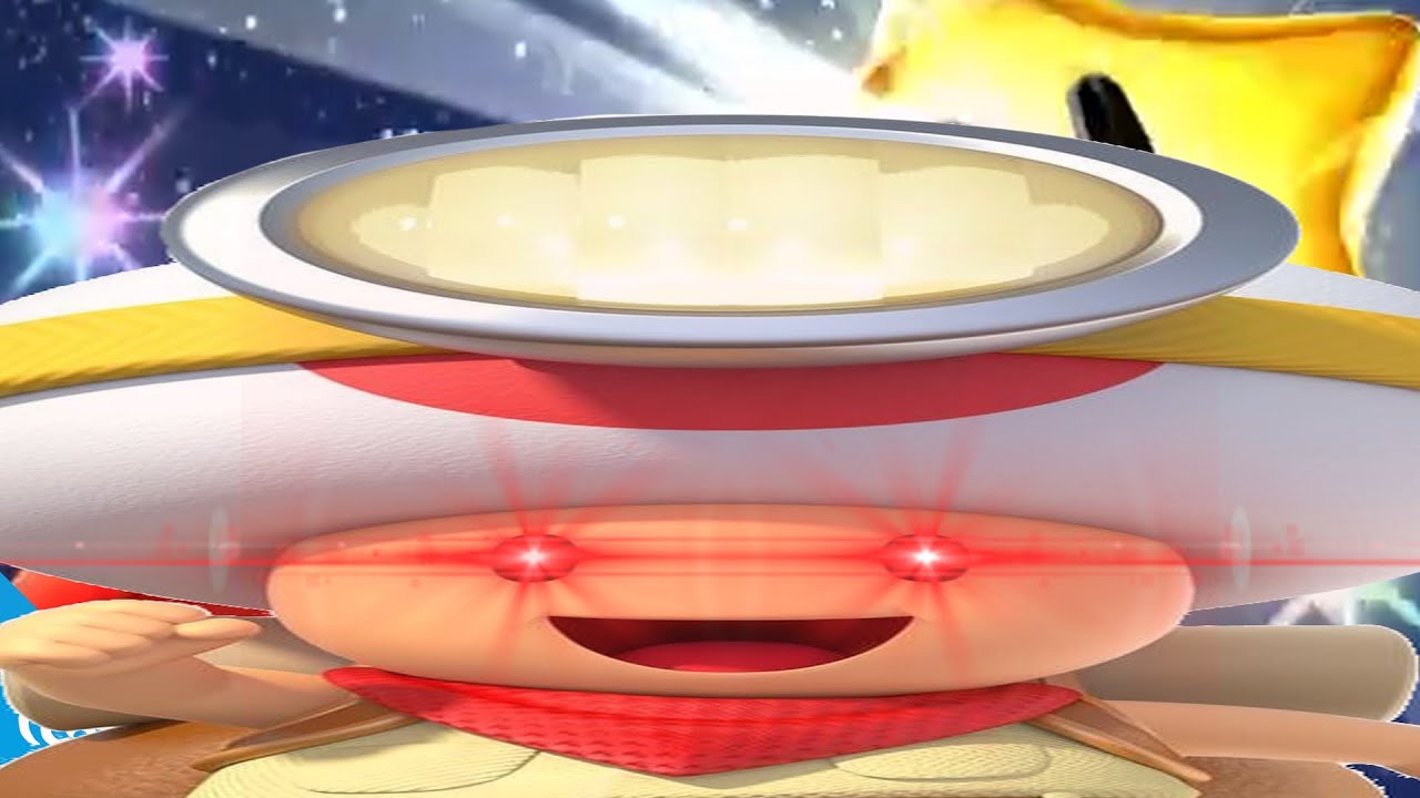 Mario Galaxy... but it's CURSED (and mostly toad)