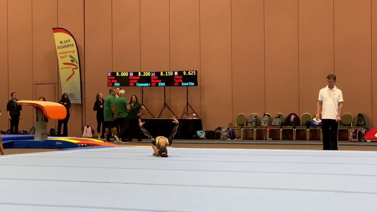 Keira’s level 8 gymnastics floor routine 9.425