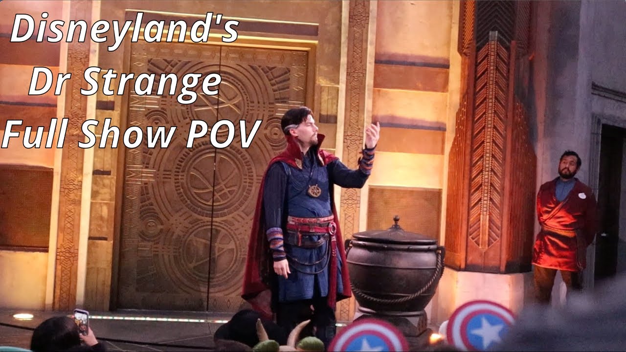 Disneyland Dr Strange Journey into the Mystic Arts Full Show POV
