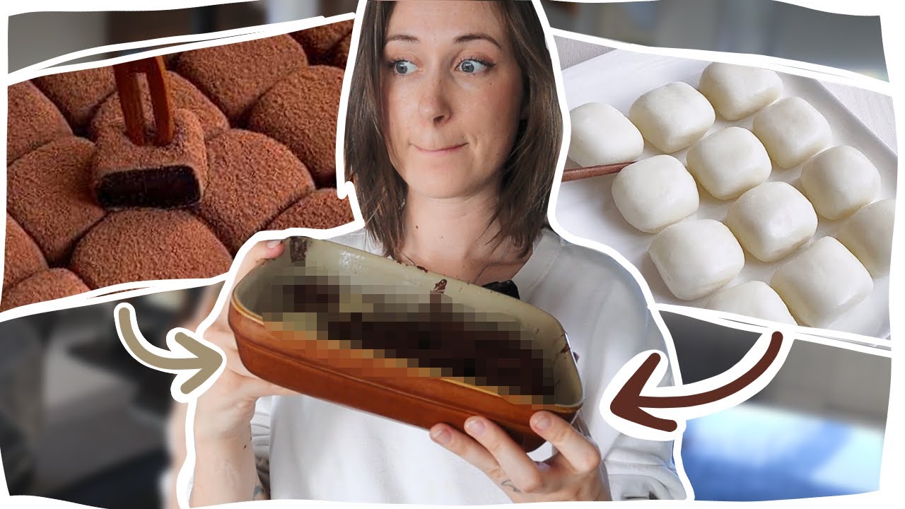 I made those SWEET & CHEWY MILK SNACKS.. // Milk Mochi + Homemade Chocolate RECIPE REVIEW //