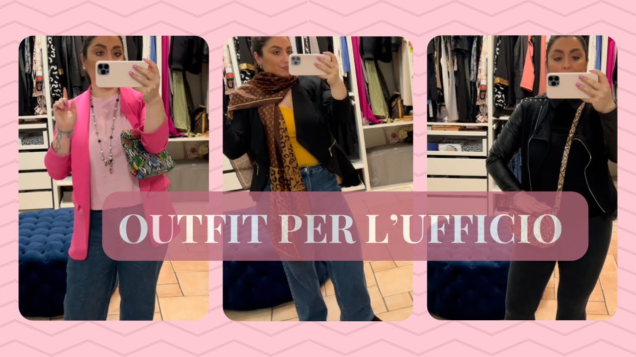 CREO OUTFIT PER L'UFFICIO PER TUTTA LA SETTIMANA!
