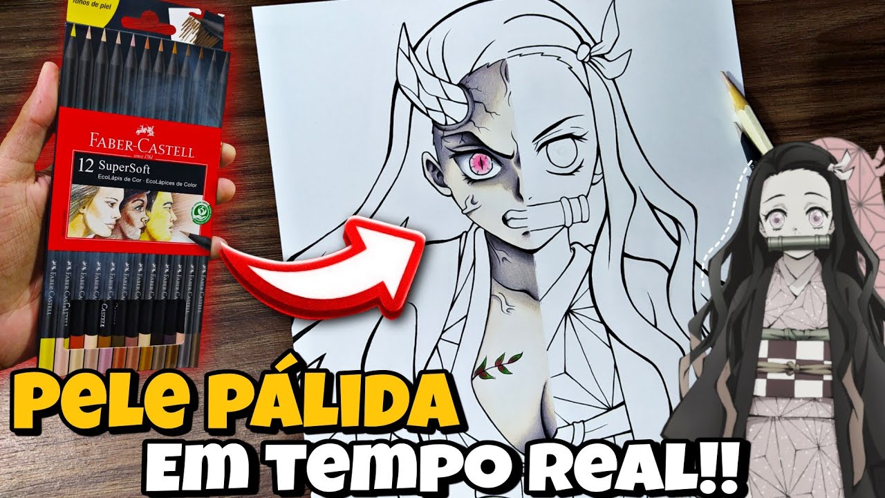 Colorindo pele pálida em tempo real com Super Soft e Ecolapis [ Nezuko Demon Slayer ]