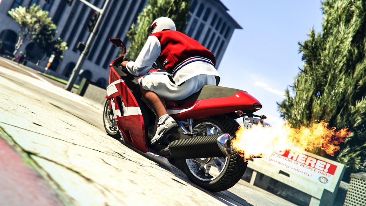 AMAZING BIKE STUNTS ! - (GTA V Stunts & Fails)
