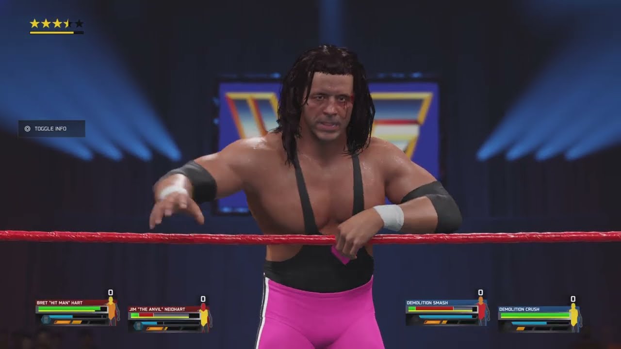 Summerslam 90 The Hart Foundation 🆚 Demolition 2 out 3 Falls For World Tag Team Championship