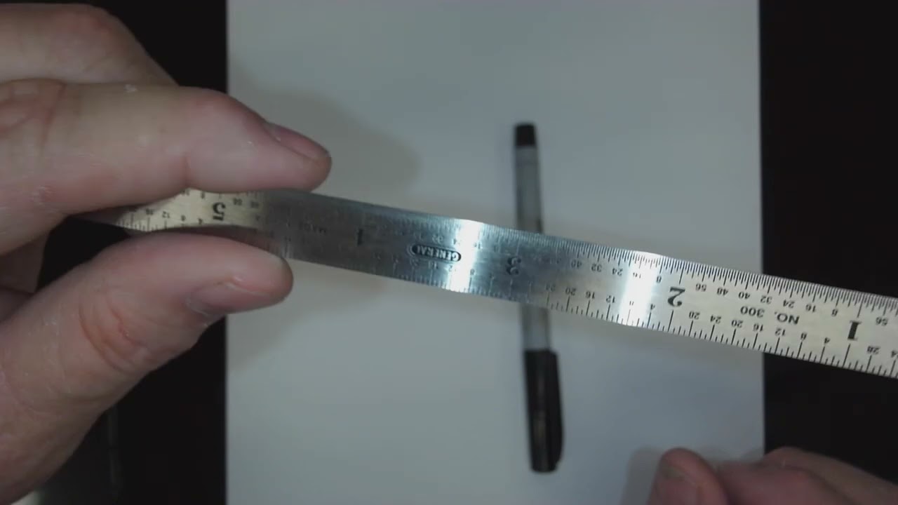 6 Inch Scale and Marker