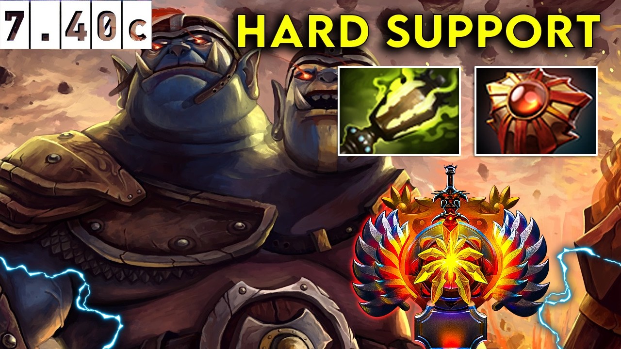 Ogre Magi 🔥 Immortal Hard Support - Dota 2 Patch 7.40c Pro Pub Full Gameplay