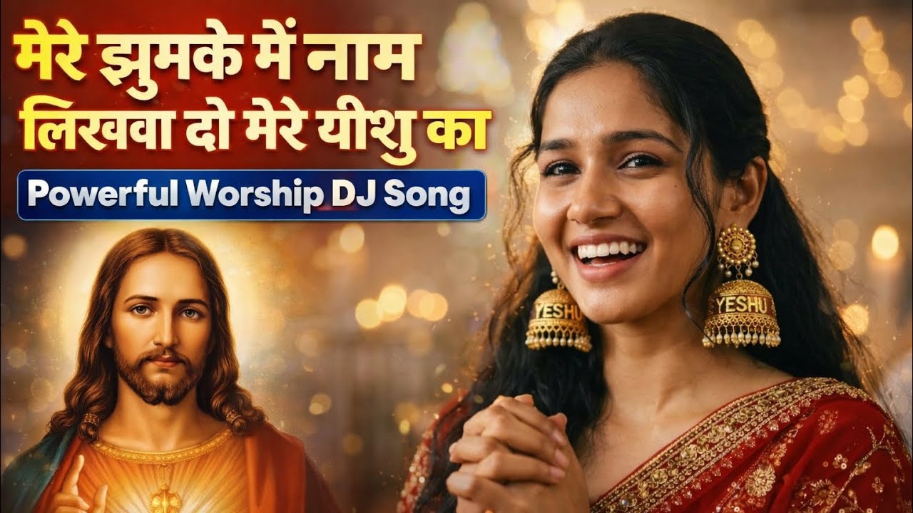 💖 मेरे झुमके में नाम  लिखवा दो मेरे यीशु का| Dj remix song //powerful Jejus Christ blessings song