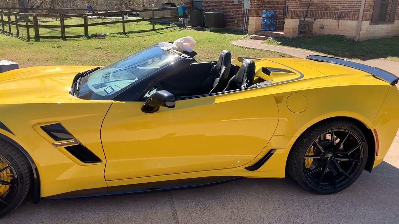 seat stitching color change for the C7 Corvette
