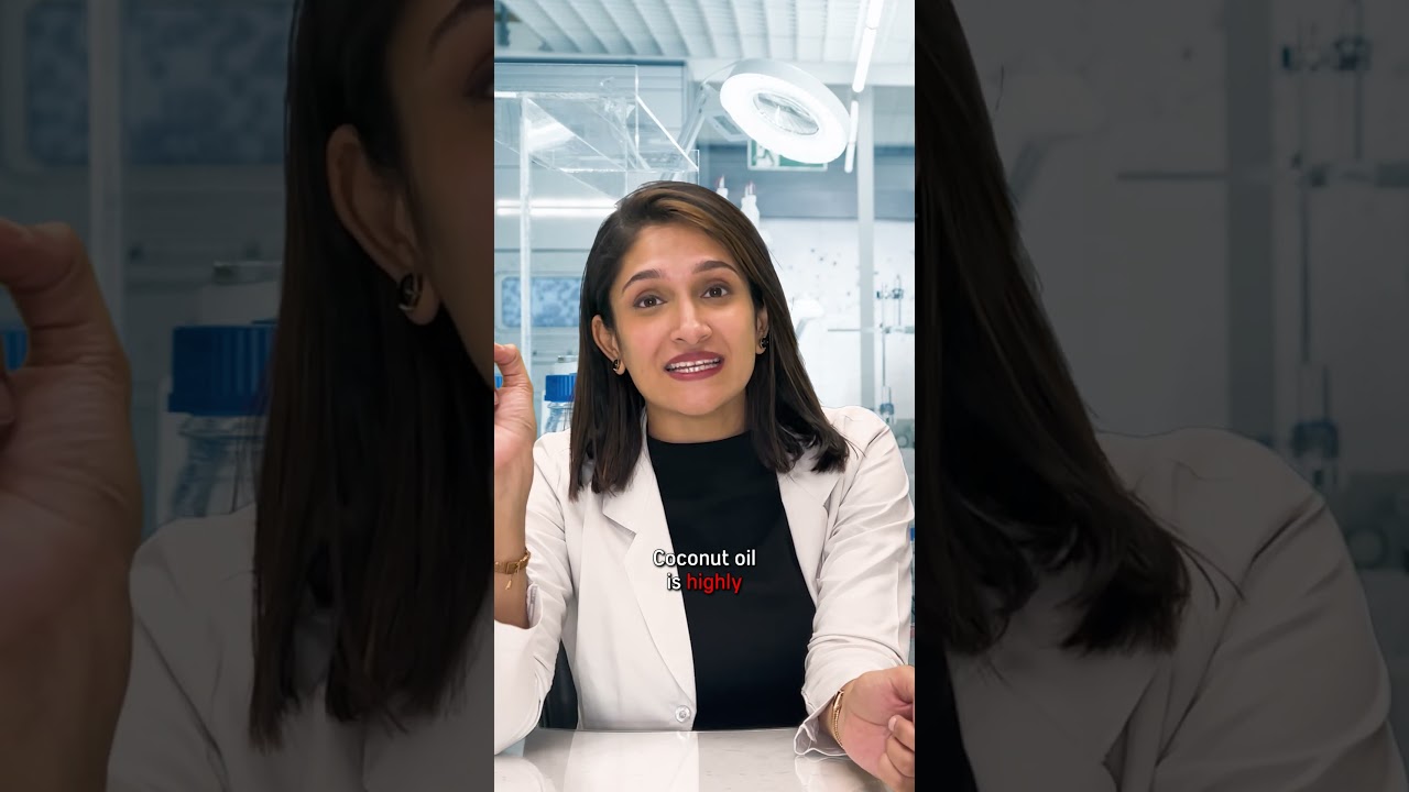 COCONUT OIL ON FACE ? | Dr. Tanvi Vaidya #shorts