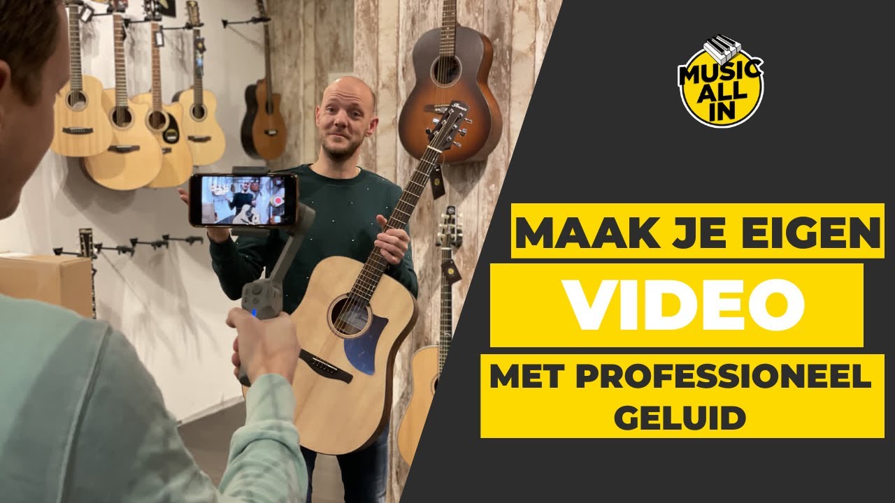 Hoe maak je een eenvoudig een video met professioneel geluid!