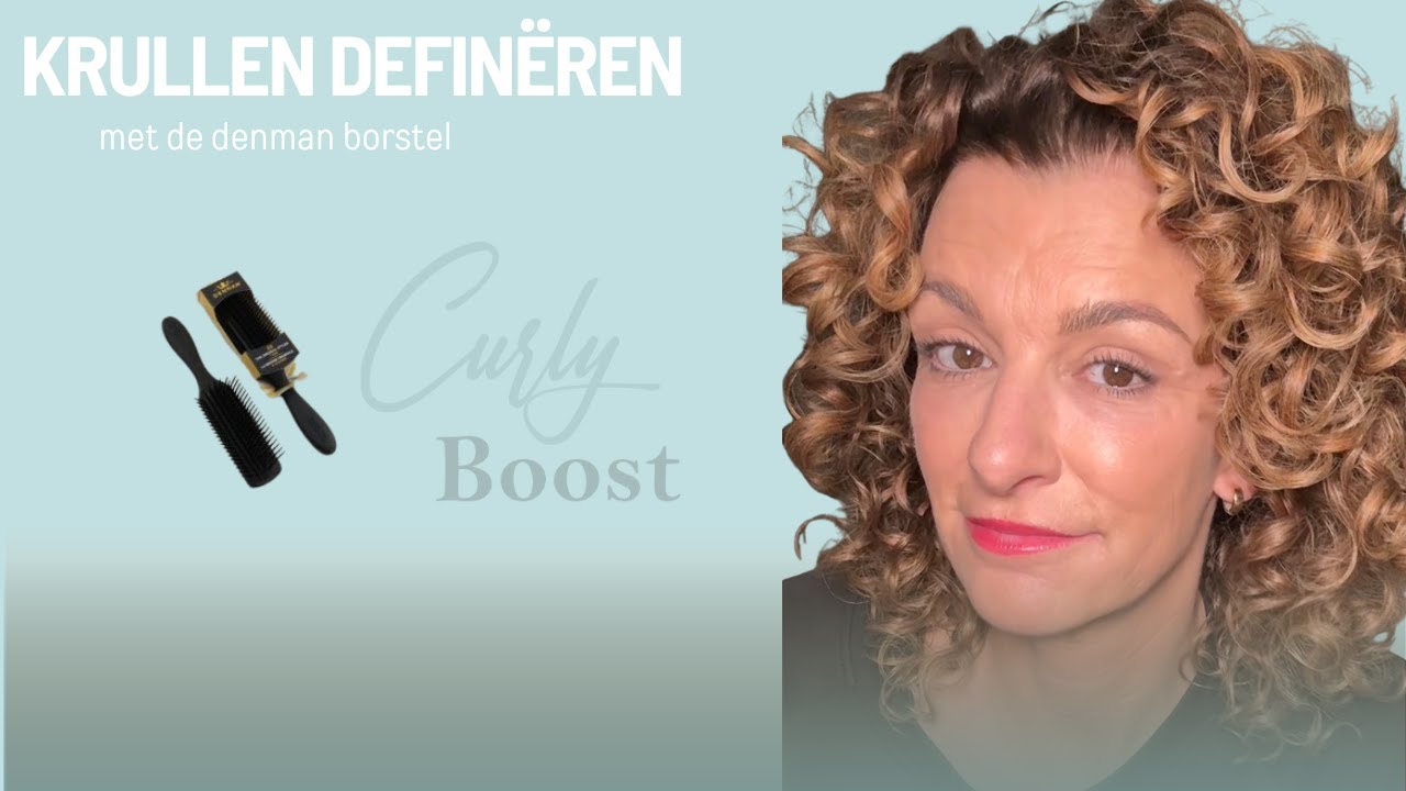 Je krullen definiëren met de denman borstel 