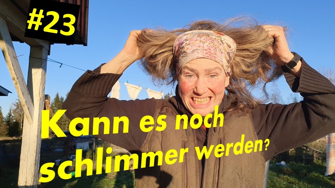 Woche 23 / Ein Jahr lang keine Lebensmittel einkaufen/ Ziegeneinbruch, Schlamm in der Wasserleitung