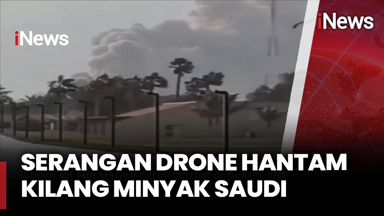 Kilang Saudi Diserang Drone, Operasi Sempat Dihentikan | iNews Pagi (3/3)
