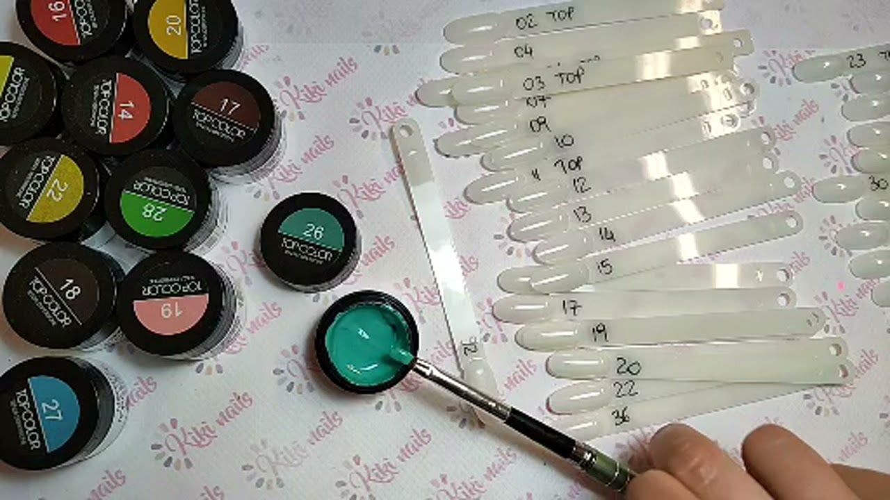 Stesura gel paint TOP COLOR MichelleNails