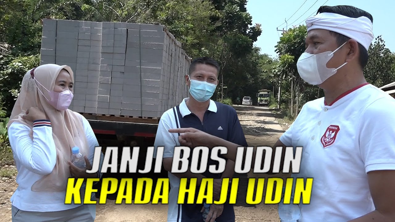 BOS UDIN PENGUSAHA HEBEL SANGGUP NGECOR JALAN | NANAM BAMBU DAN MENGURANGI TKA CINA
