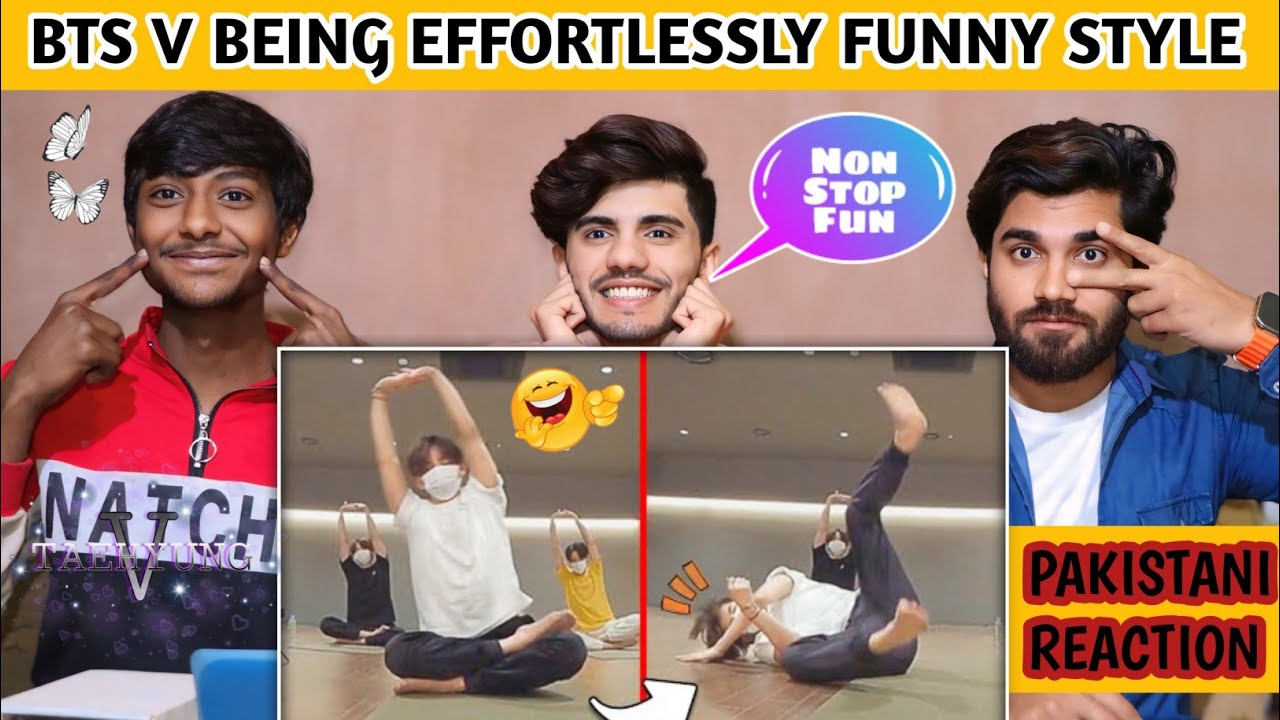 Bts Taehyung Effortlessly Funny 😅 - Pakistan Reaction - Usman Rajpoot