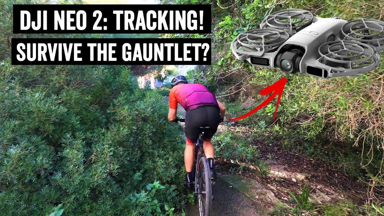 Полное тестирование системы слежения DJI NEO 2! (Bike/Cycle ActiveTrack)