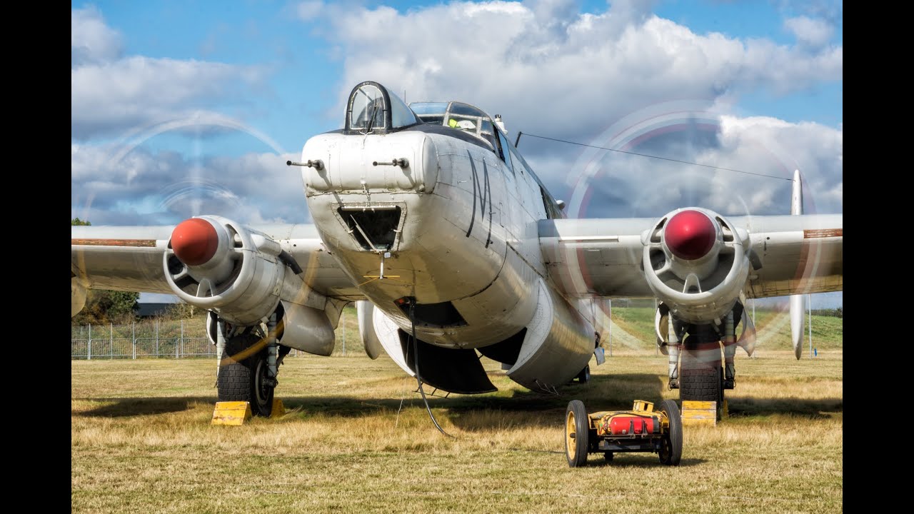 Avro Shackleton ENGINE RUN