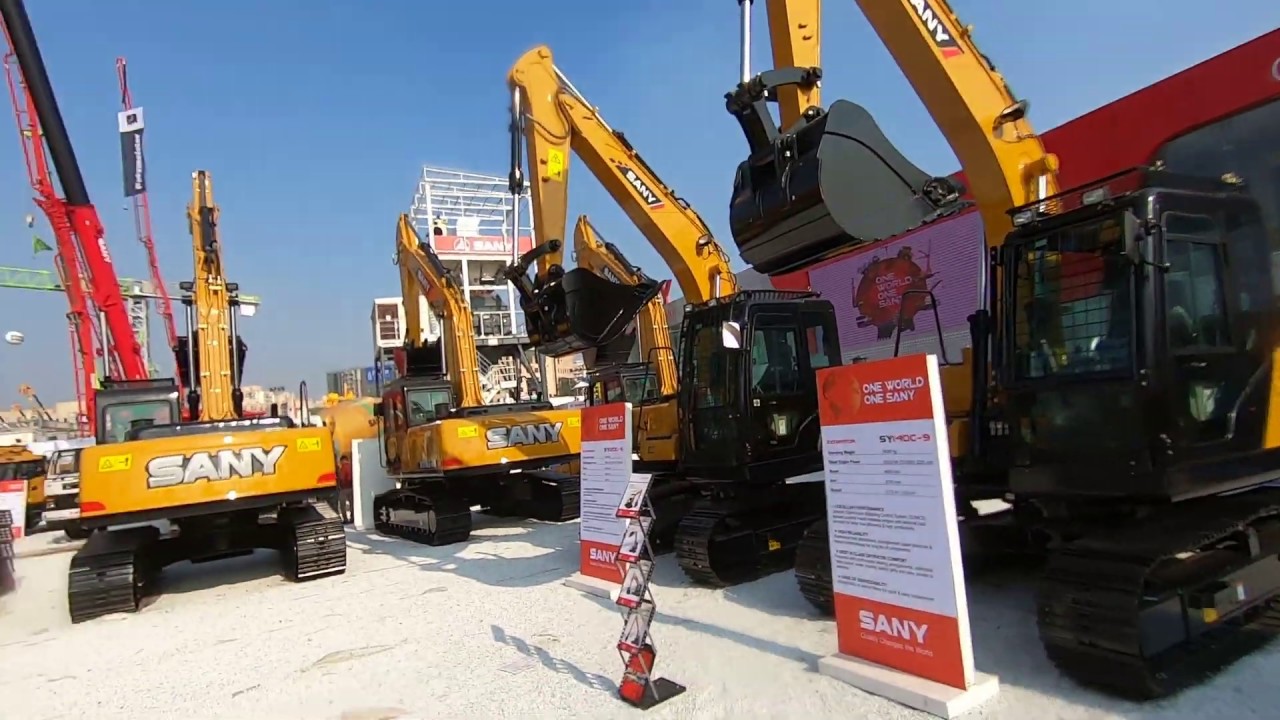 SANY complay all implement in exhibition