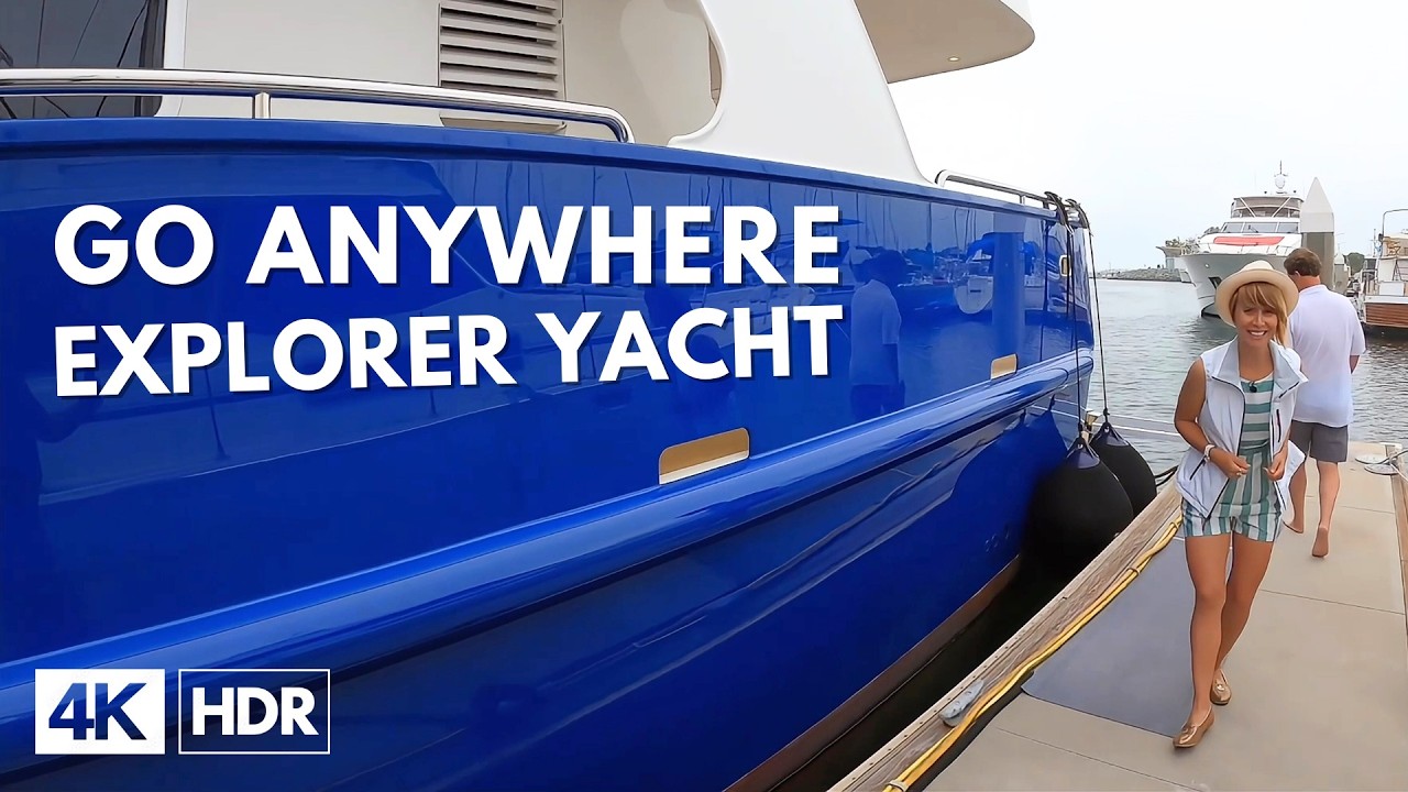 $6.9M Allseas 92 Explorer (NOW in 4K REMASTERED!!! 🎉) Non-Stop Marathon Yacht Tour & Sea Trial